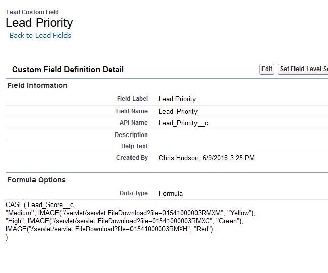 Custom Salesforce Formula Displaying Image